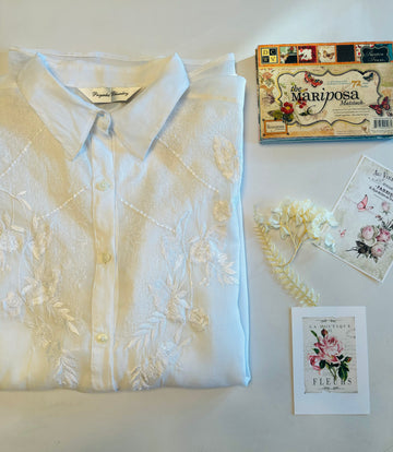 Joy Of Being | cotton Organdy shirt | Mulmul